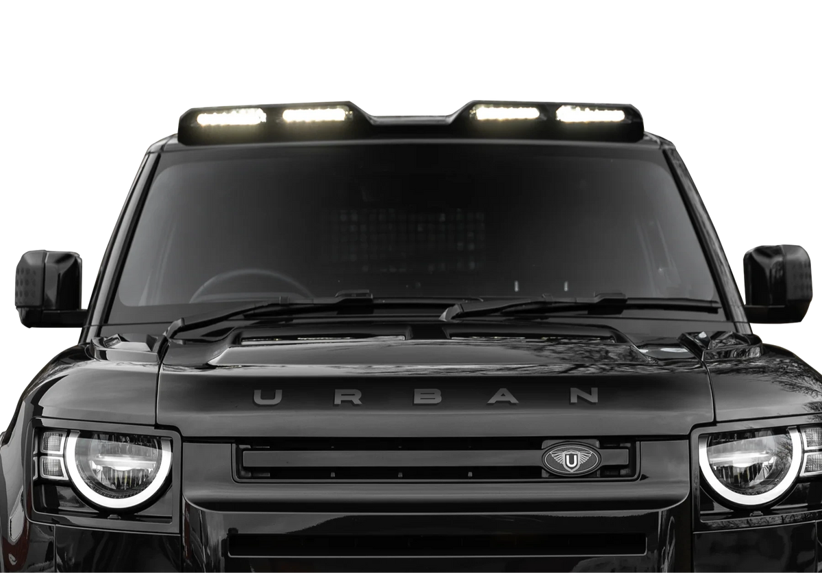 Defender XRS Visual Carbon Fiber Quad Pod Roof Lightbar, alternate product view 2