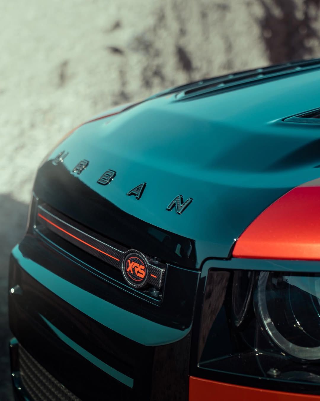 Defender XRS Widetrack Carbon Fiber Quad Vent Hood, alternate product view 2