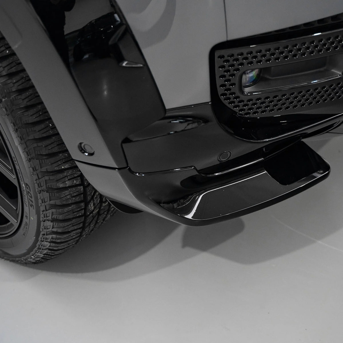 Defender Wide Track Front Bumper Aero Canards, alternate product view 3