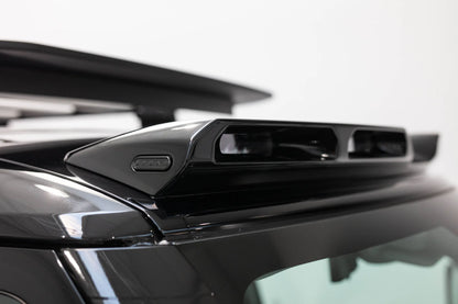 Defender Carbon Fiber Quad Pod Lazer Roof Light Bar - Gloss Black, alternate product view 2
