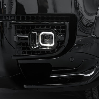 Defender Front Bumper Intakes with Nolden Powercube DRL's, alternate product view 4
