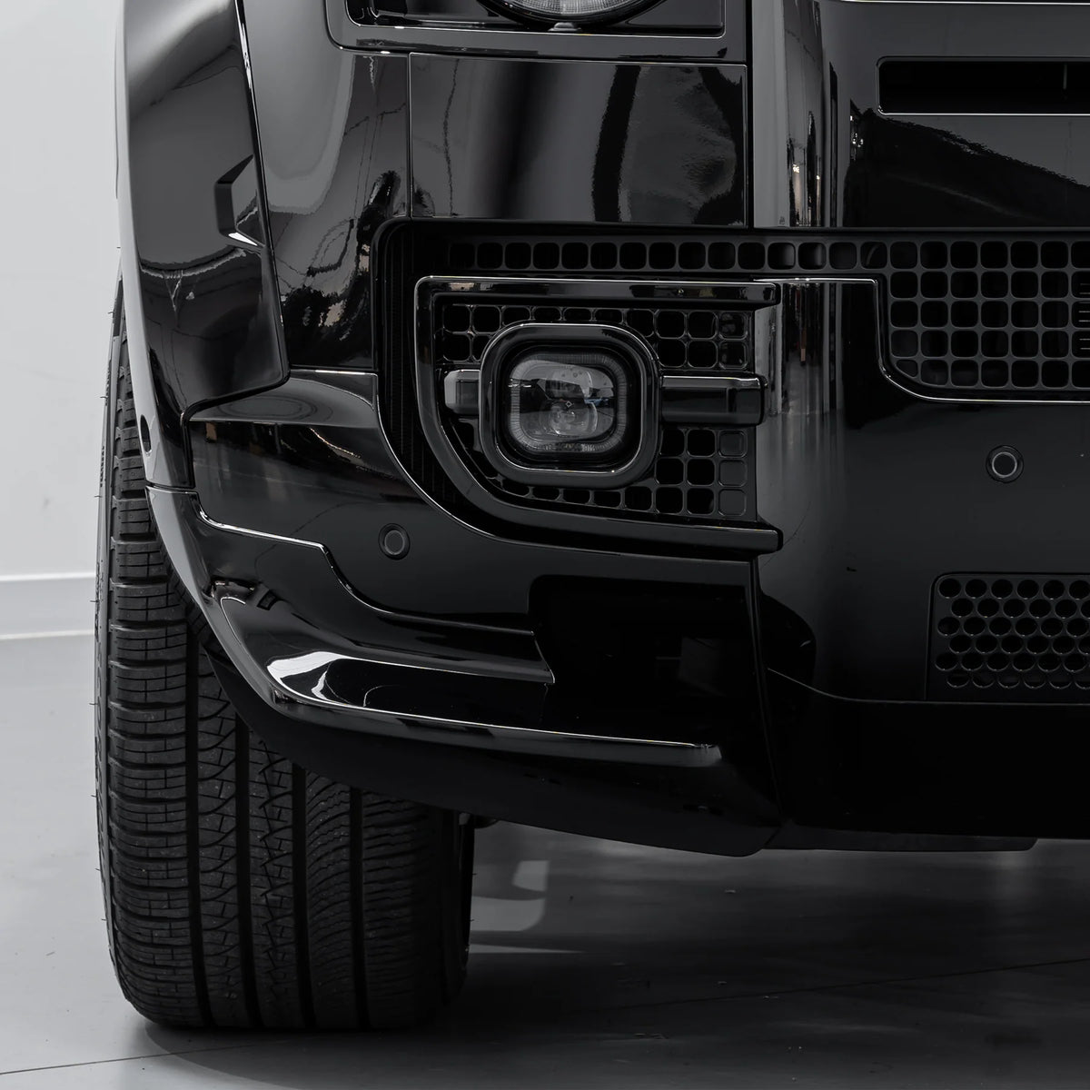 Defender Front Bumper Intakes with Nolden Powercube DRL's, alternate product view 5