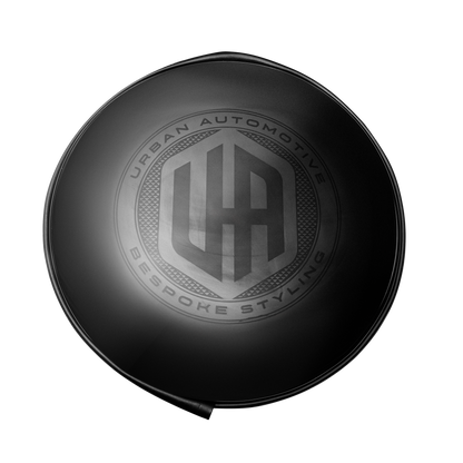Defender Semi-Rigid UA Icon Logo Black Spare Wheel Cover