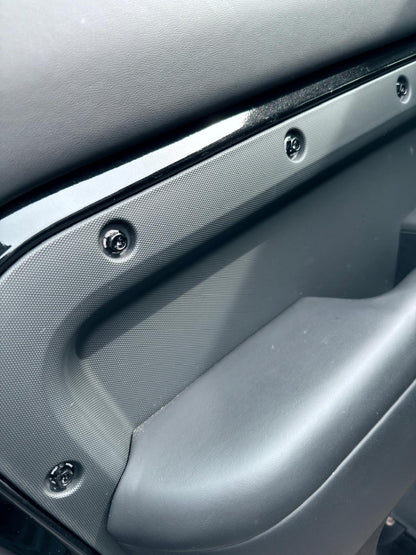 Defender 86pc Urban Etched Interior Trim Probolt Kit - Satin Black, alternate product view 2
