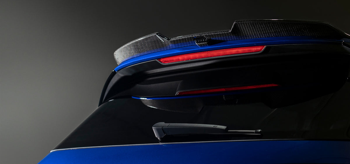 Volkswagen Golf R Mk8 Visual Carbon Fiber Aero Kit, alternate product view 4