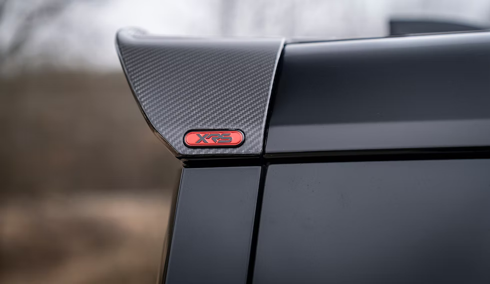 Defender XRS Visual Carbon Fiber Upper Rear Spoiler, alternate product view 2