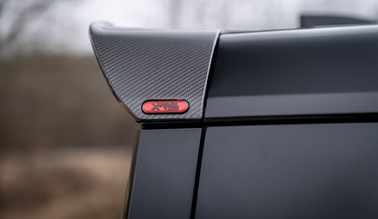 Defender XRS Visual Carbon Fiber Upper Rear Spoiler, alternate product view 2