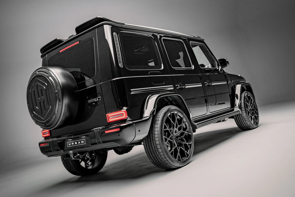 W465 G-Wagon Visual Carbon Fibre Upper Rear Spoiler with Urban Emblem, alternate product view 2