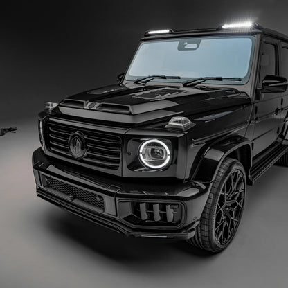W465 G-Wagon Visual Carbon Fibre Roof Lightbar with 12 Linear Lights, alternate product view 2